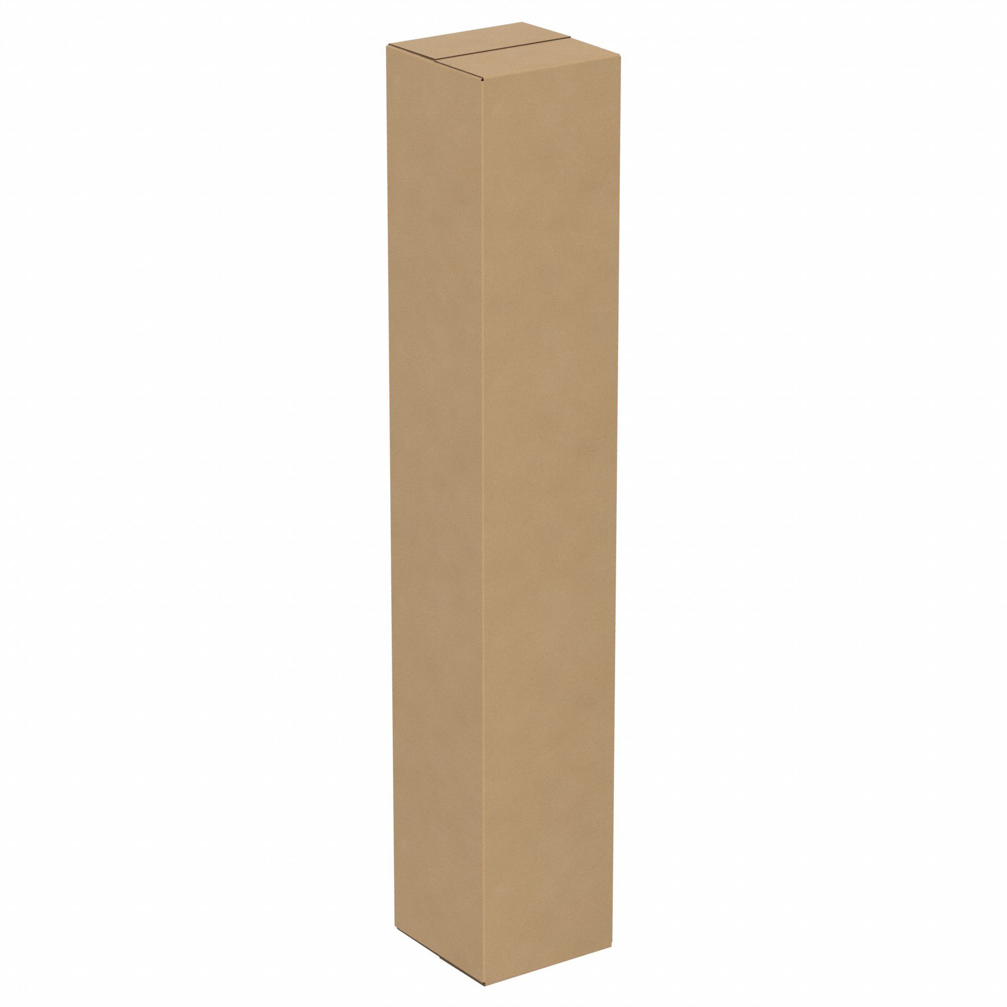 Shipping Box: 12 in Inside Lg, 12 in Inside Wd, 72 in Inside Ht, 32 ECT - Tall, Single Wall