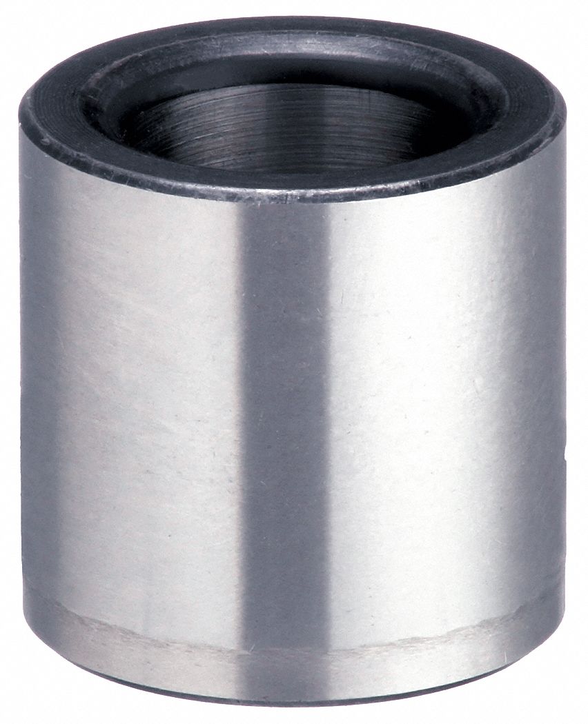 Press-Fit Drill Bushing (P): Thin Wall, #39 Inside Dia., 3/16 in Outside Dia., 3/4 in Overall Lg