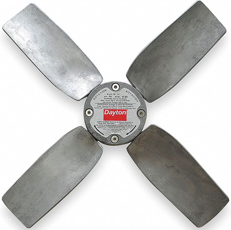 FAN BLADE 16IN 1/4HP 5/8BORE