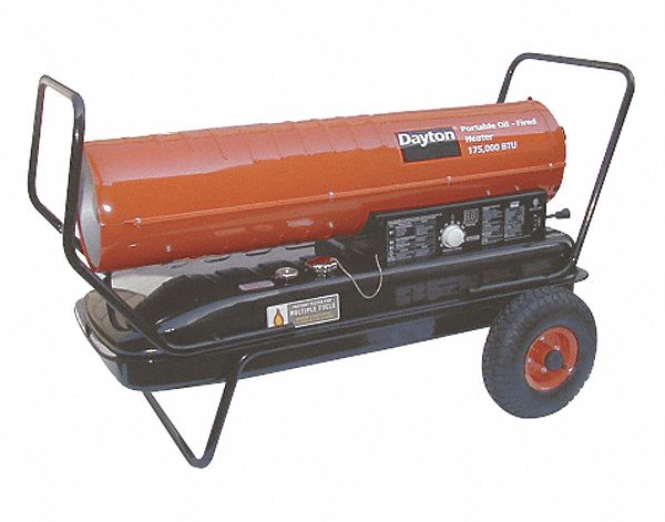 DAYTON HEATER KEROSENE FORCED AIR 210K BTU - Portable Oil and Kerosene  Torpedo Heaters - GGE3VE52 | 3VE52 - Grainger, Canada