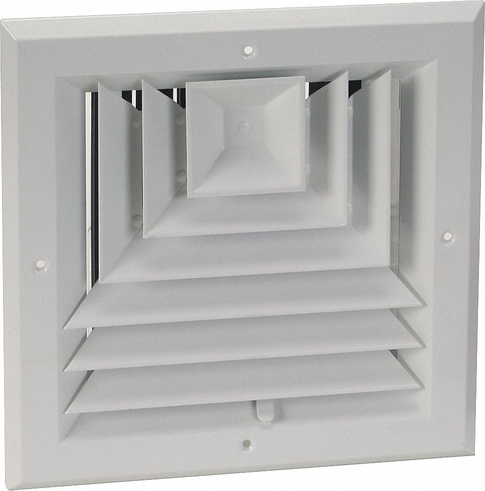 DIFFUSER,3-WAY,DUCT SZ 10 IN. X 10