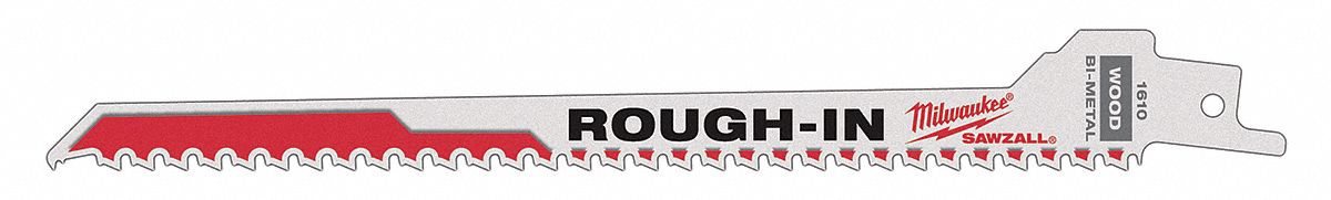 Reciprocating Saw Blade: 4 Teeth per Inch, 7 3/8 in Blade Lg, 0.2 in Blade Thick, 5 PK