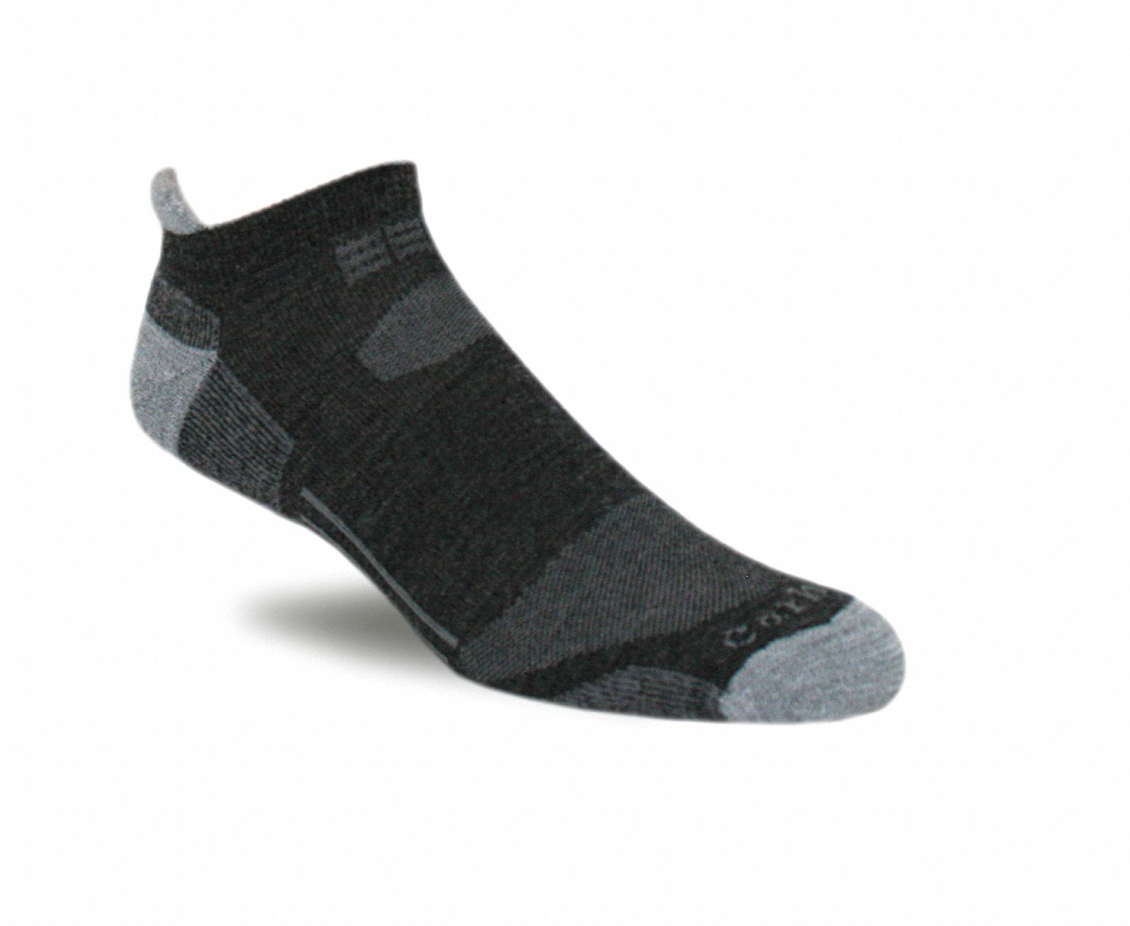 11C572 - Athletic Socks Ankle Mens L Charcoal PR