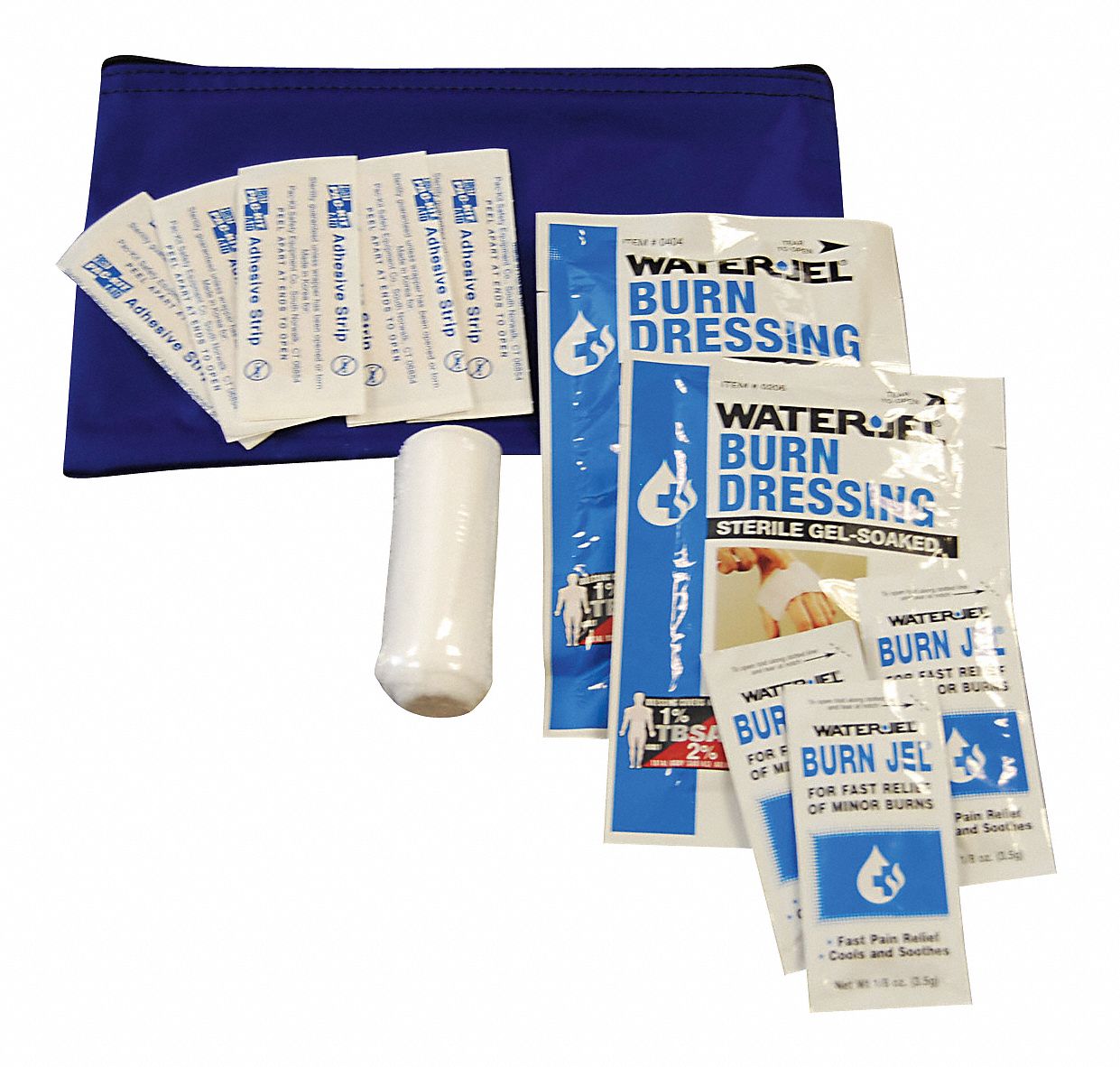 MEDIQUE Nylon Burn Care Kit, Blue - 11C660|56201 - Grainger