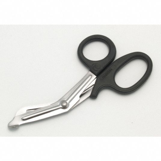 T11-1280] Utility Scissors - Serrated - Blue - 7.5 – Trinity Sterile