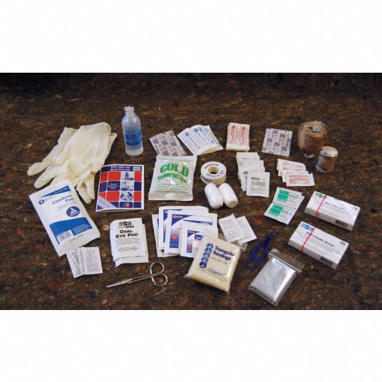 MEDIQUE First Aid Kit Refill, Refill, Cardboard, General Purpose, 100 ...