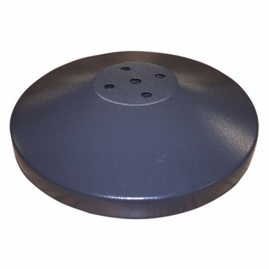 TOUGH GUY, 2 1/4 in Ht, 11 3/4 in Wd, Cigarette Receptacle Base