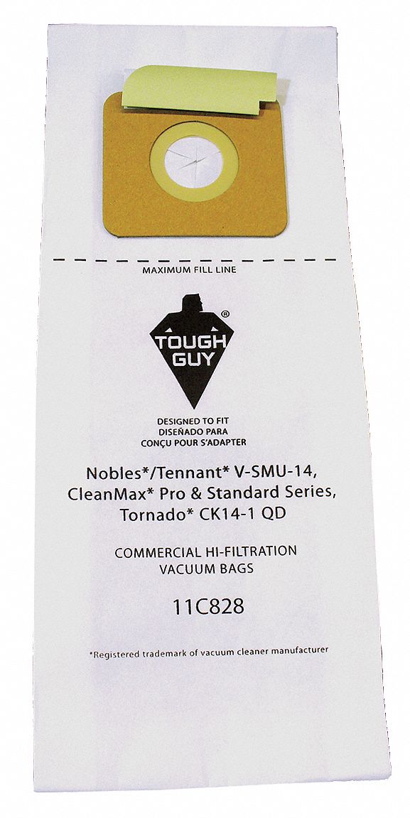 Vacuum Bag Paper 2-Ply Reusable PK10