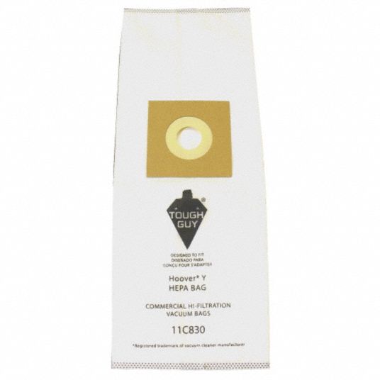 TOUGH GUY, Fits Hoover Vacuum Brand, Fits Type Y Vacuum Models, Vacuum