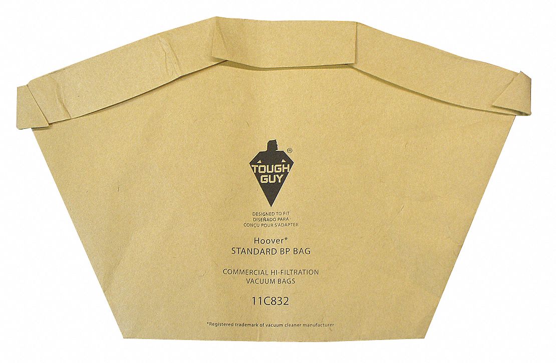 Vacuum Bag Paper 1-Ply Reusable PK10