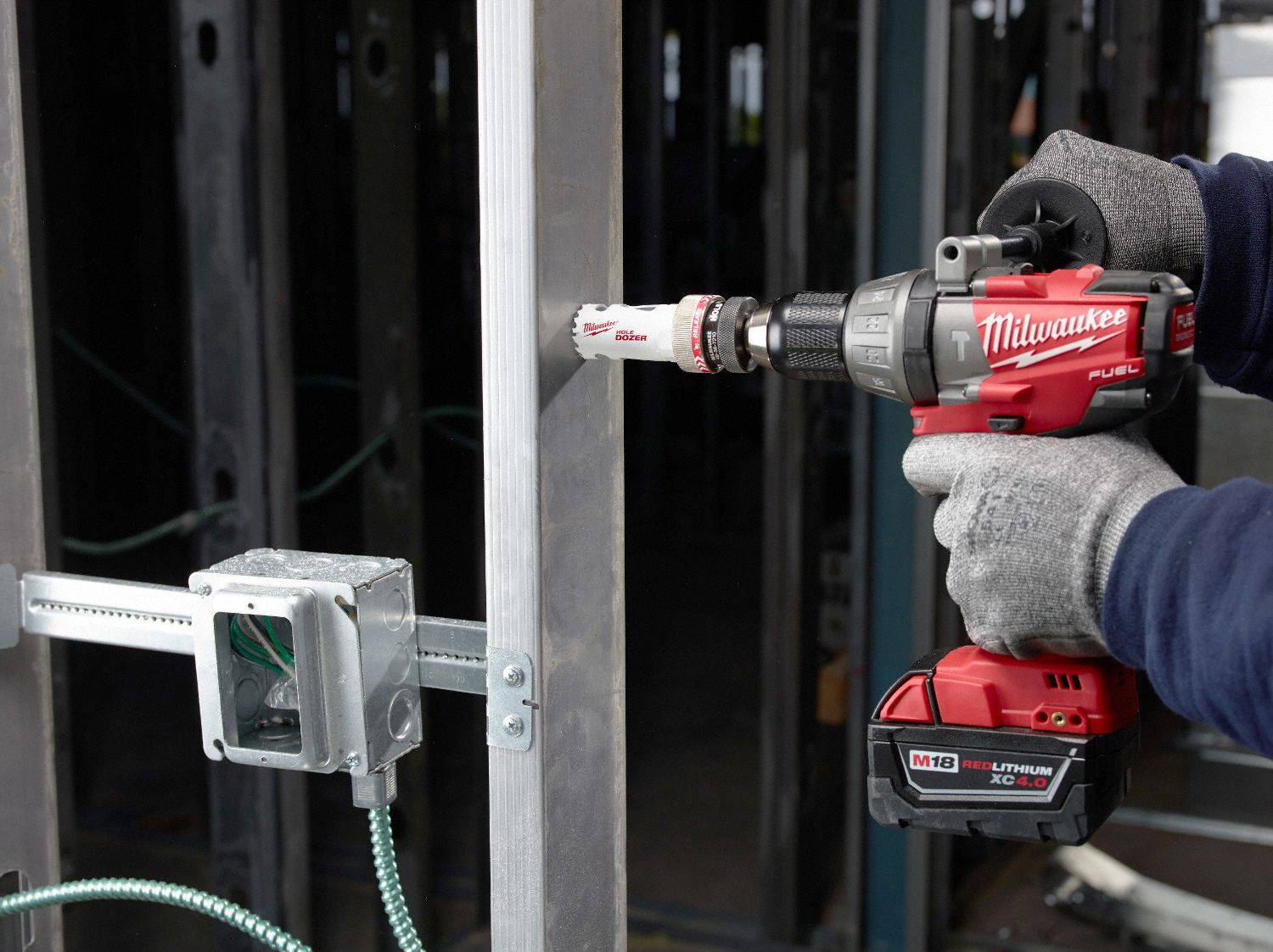 MILWAUKEE Hole Saw Kit, Primary Material Application Metal, High Speed