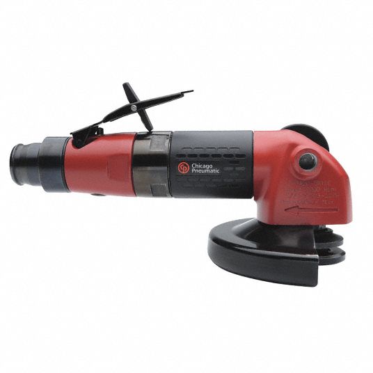 CHICAGO PNEUMATIC, 5 in Wheel Dia, 1.1 hp Horsepower, Angle Grinder ...