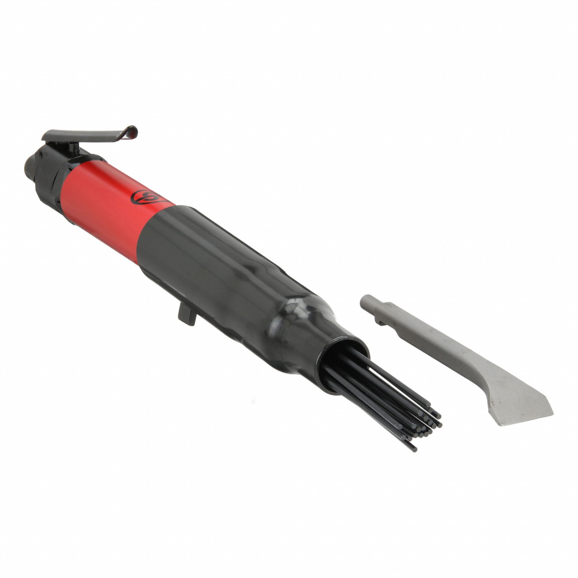 Needle Scaler Paint, Dirt and Weld Spatter on Metal Surfaces, Remove Rust