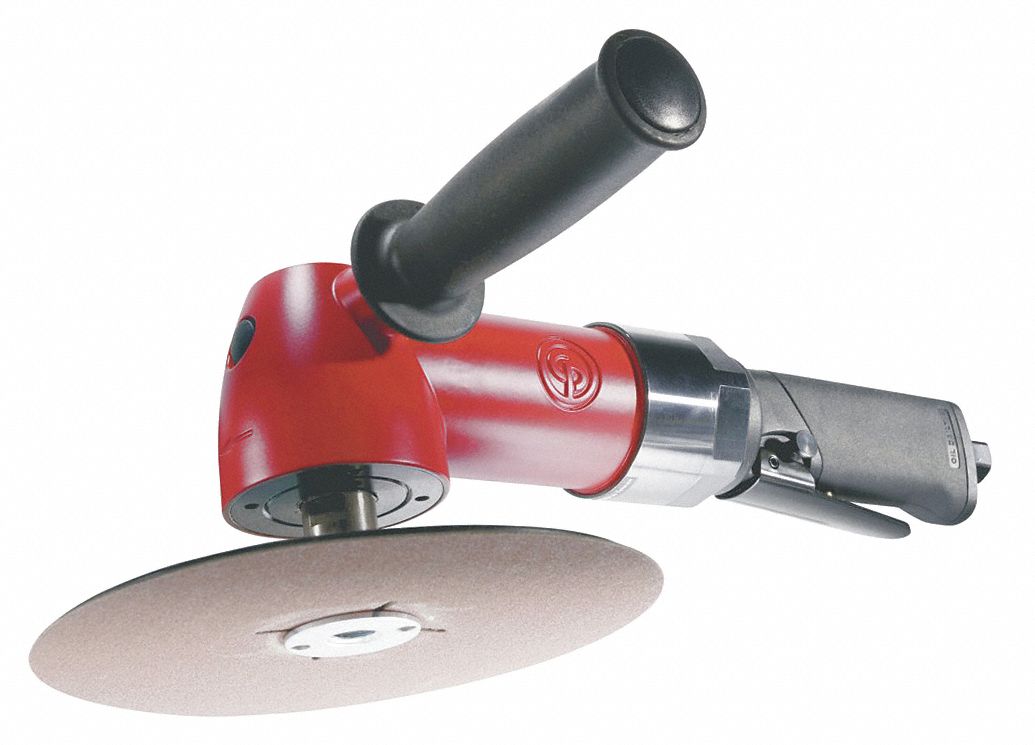 CHICAGO PNEUMATIC Industrial Duty Air Disc Sander with Lever Throttle