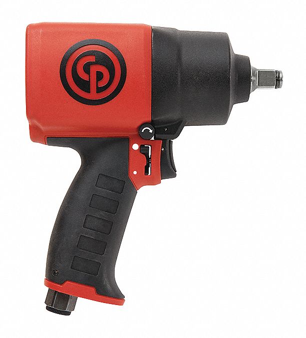 CHICAGO PNEUMATIC Air Powered, Impact Wrench, 90 psi, 520 ftlb