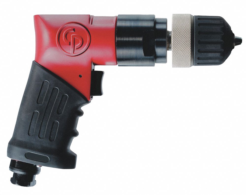 AIR DRILL, KEYLESS, 3/8 IN CHUCK, 2,900 RPM