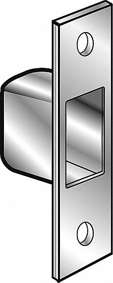 BOX STRIKE PLATE CHROME