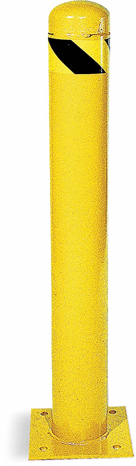 BOLLARD SAFETY 42INX4-1/2IN YELLOW