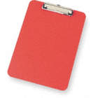 CLIPBOARD PLASTIC LETTER SIZE RED