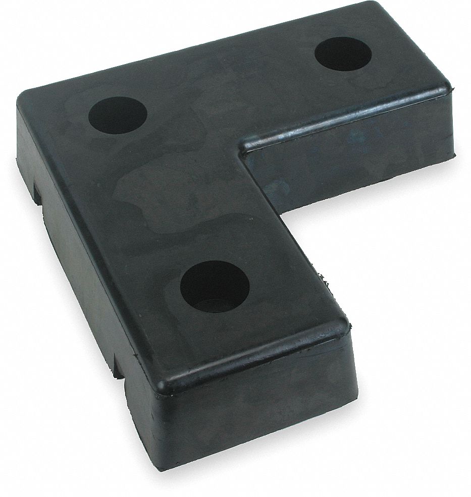 APPROVED VENDOR DOCK BUMPER RUBBER HXDXW 18X4X18 IN Dock Bumpers