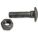 CARRIAGE BOLTS, 3/8 X 3 IN, PK 10