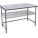 FIXED WORK TABLE, STAINLESS STEEL, 60 IN W, 30 IN D