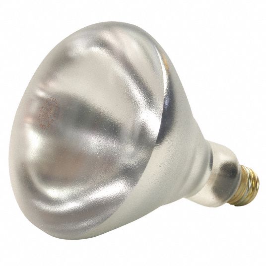 SHATRSHIELD Incandescent Heat Bulb BR40, Medium Screw (E26), 250W