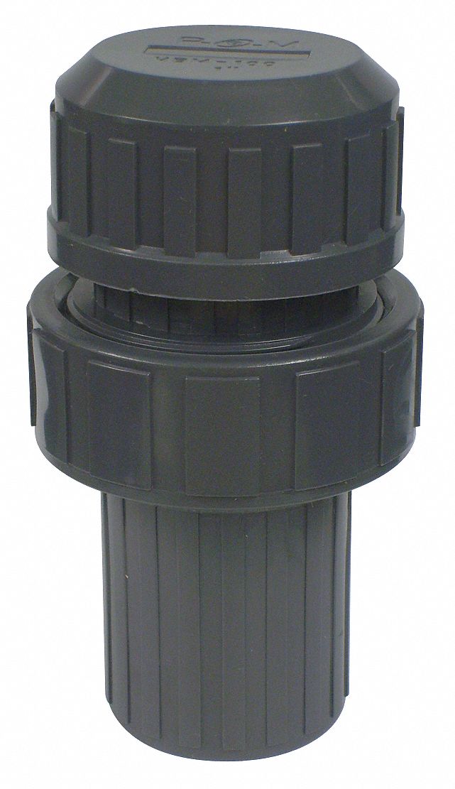 Plast-O-Matic Vbm050v-Pv Vacuum Breaker,1/2 In.,Fnpt,Pvc,150 Psi 