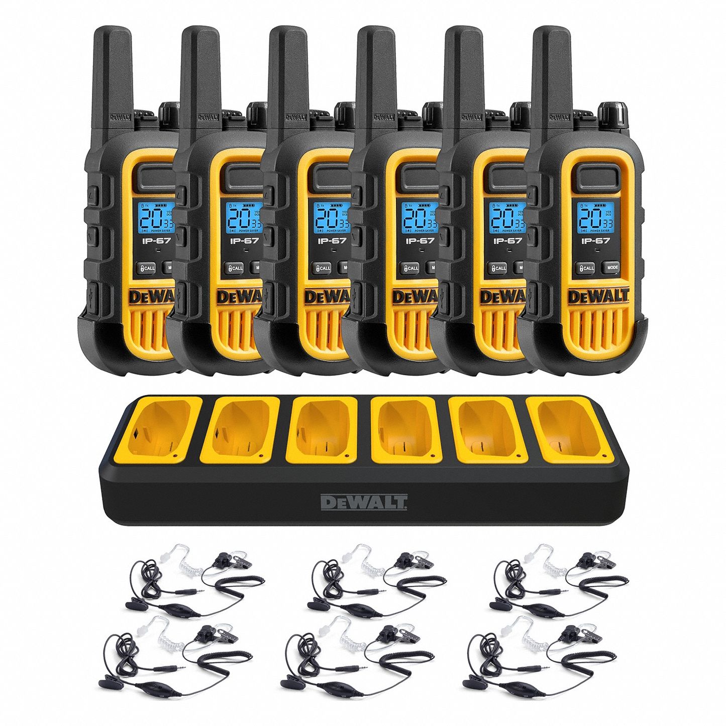 DEWALT, DXFRS300 Series, FRS/GMRS, Handheld Two Way Radio 807RW7