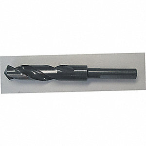 REDUCED SHANK DRILL BIT, 27/32 IN DRILL BIT SIZE, 3⅛ IN FLUTE L, 6 IN LENGTH, HSS