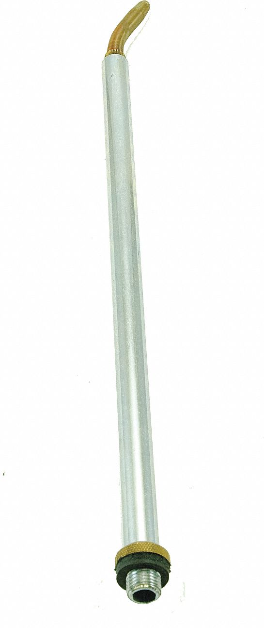 BEC DROIT,REMP P/ LA 120-SERIES,BEC VERSEUR D'ANGLE,13/32 PO-24 NS,11 PO L,TUBE SANS SOUDURE