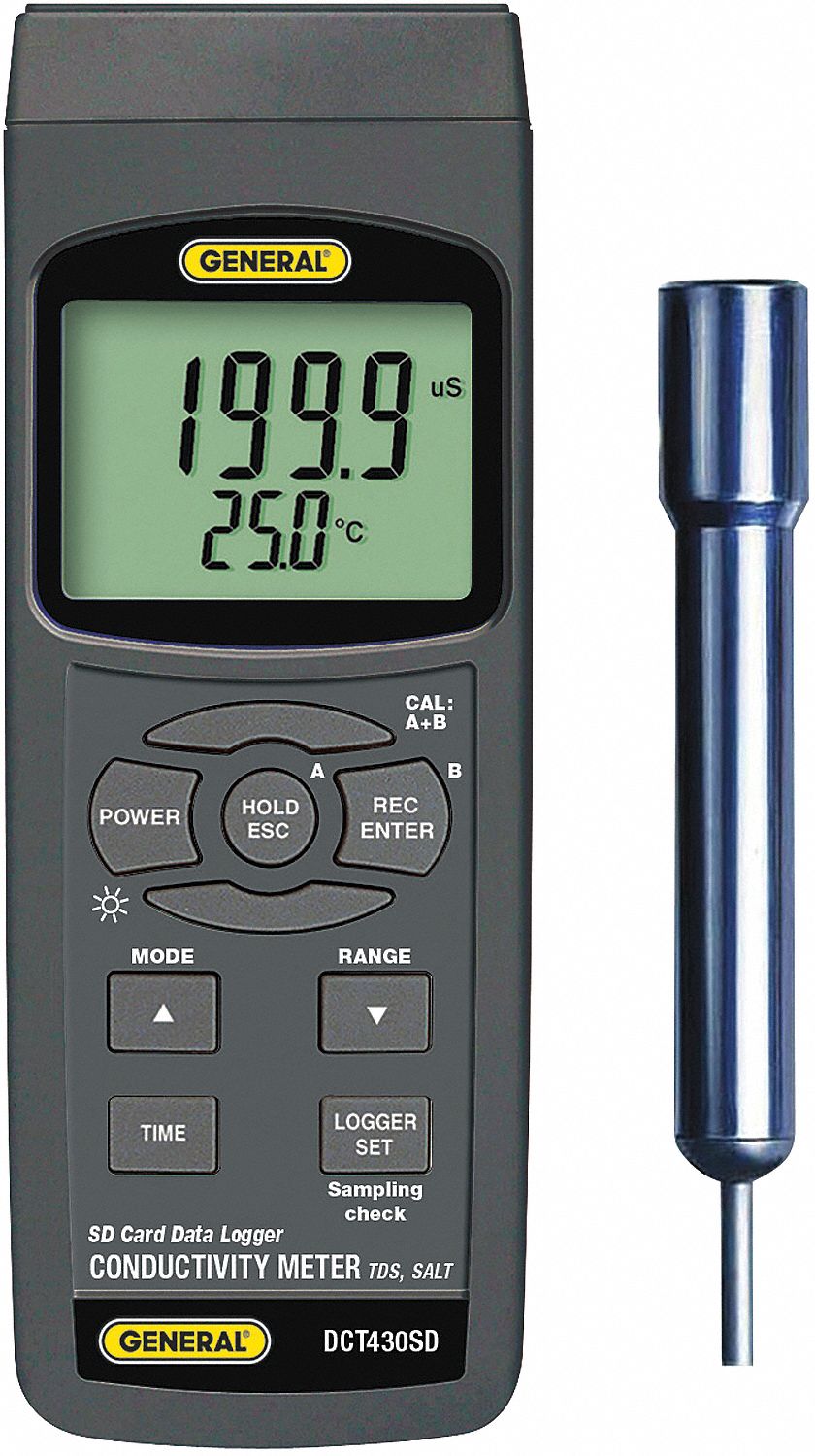 CONDUCTIVITY METER W/SD CARD