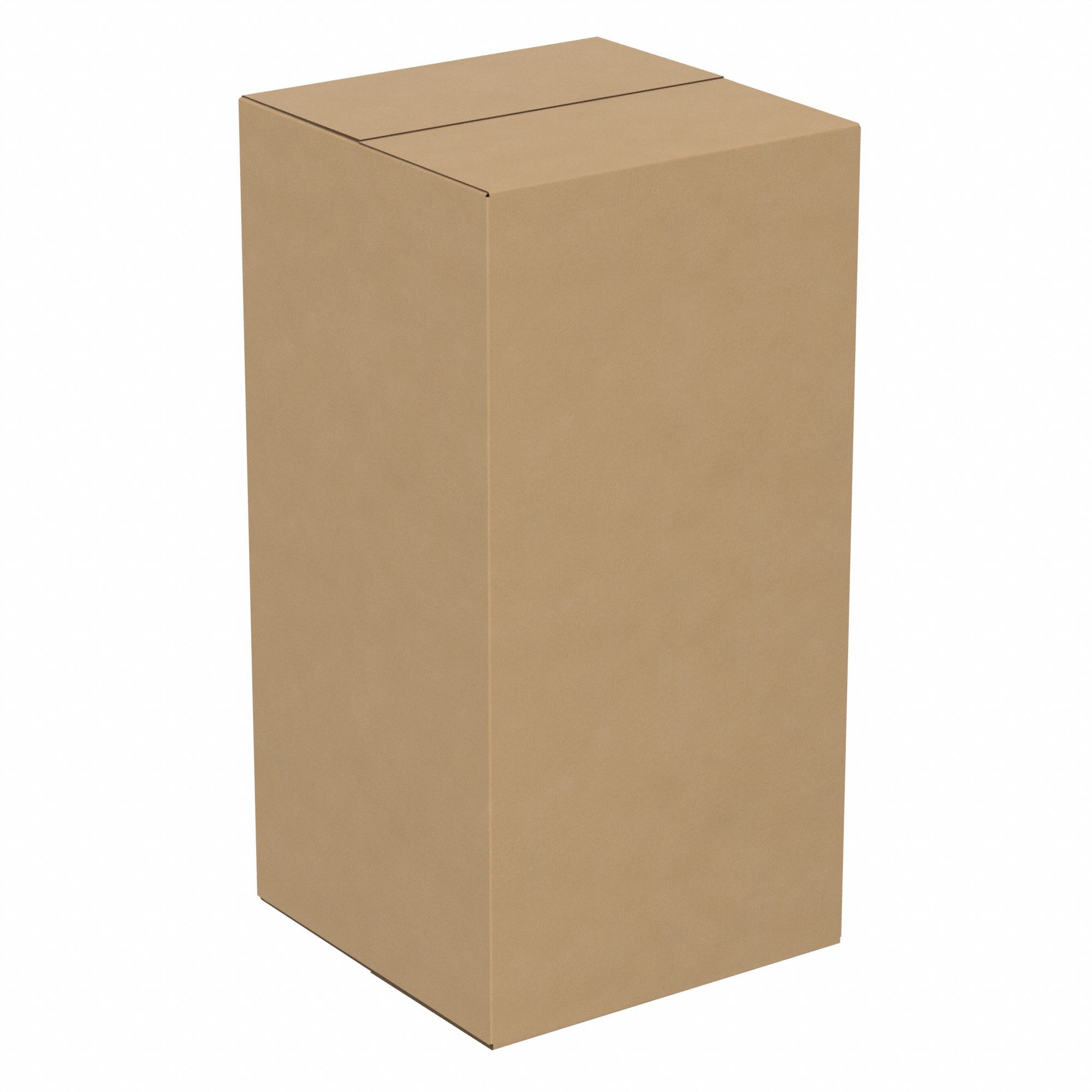 Shipping Box: 24 in Inside Lg, 24 in Inside Wd, 48 in Inside Ht, 32 ECT - Tall, Single Wall