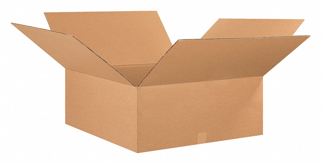 GRAINGER APPROVED Shipping Box, Single Wall, 30x30x10 in Inside LxWxH ...