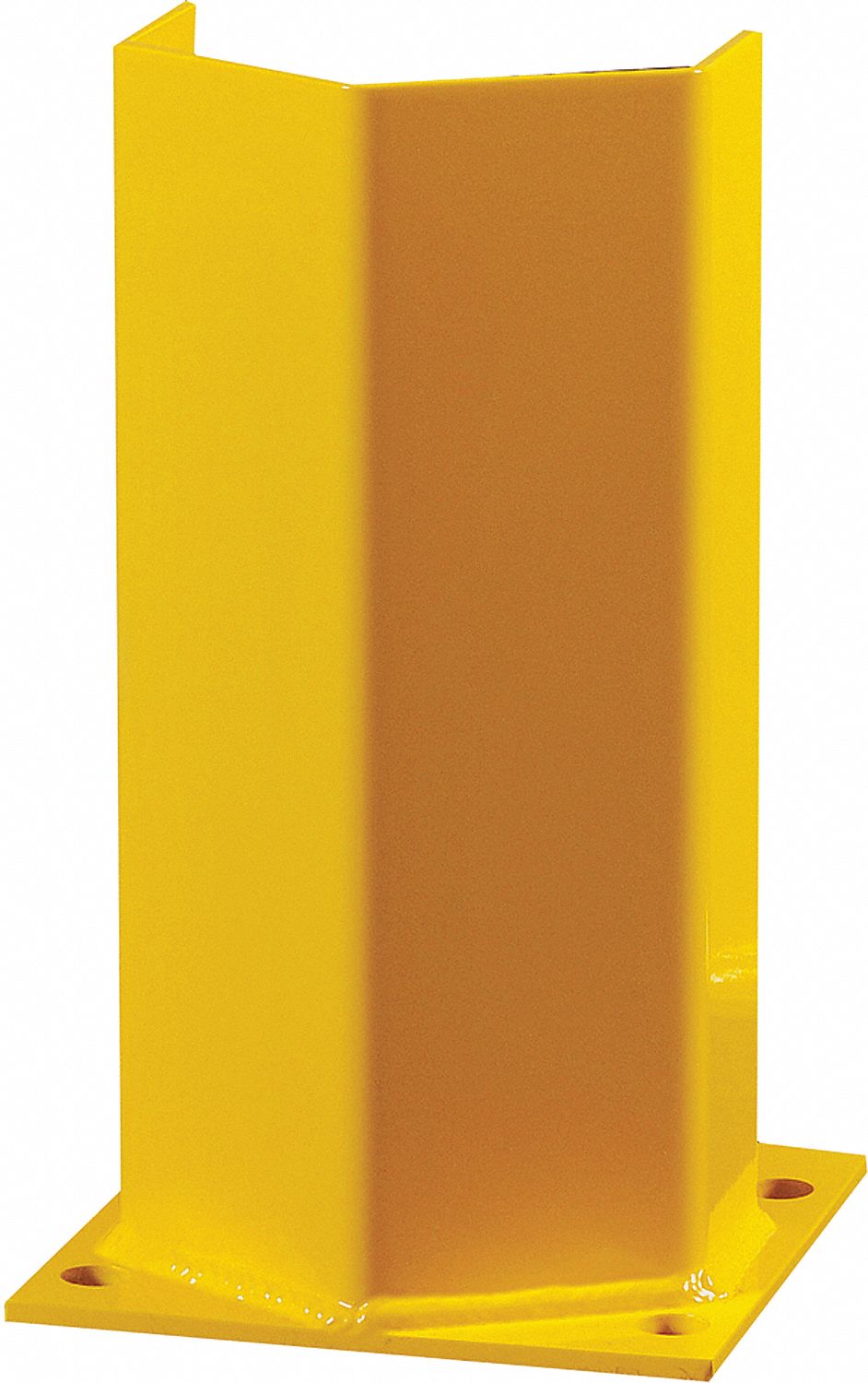 POST PROTECTOR, YELLOW, STEEL