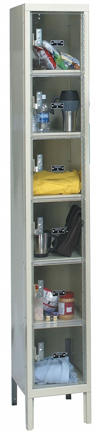 LOCKER SAFETY VIEW PLUS 6-TIER 1-WI