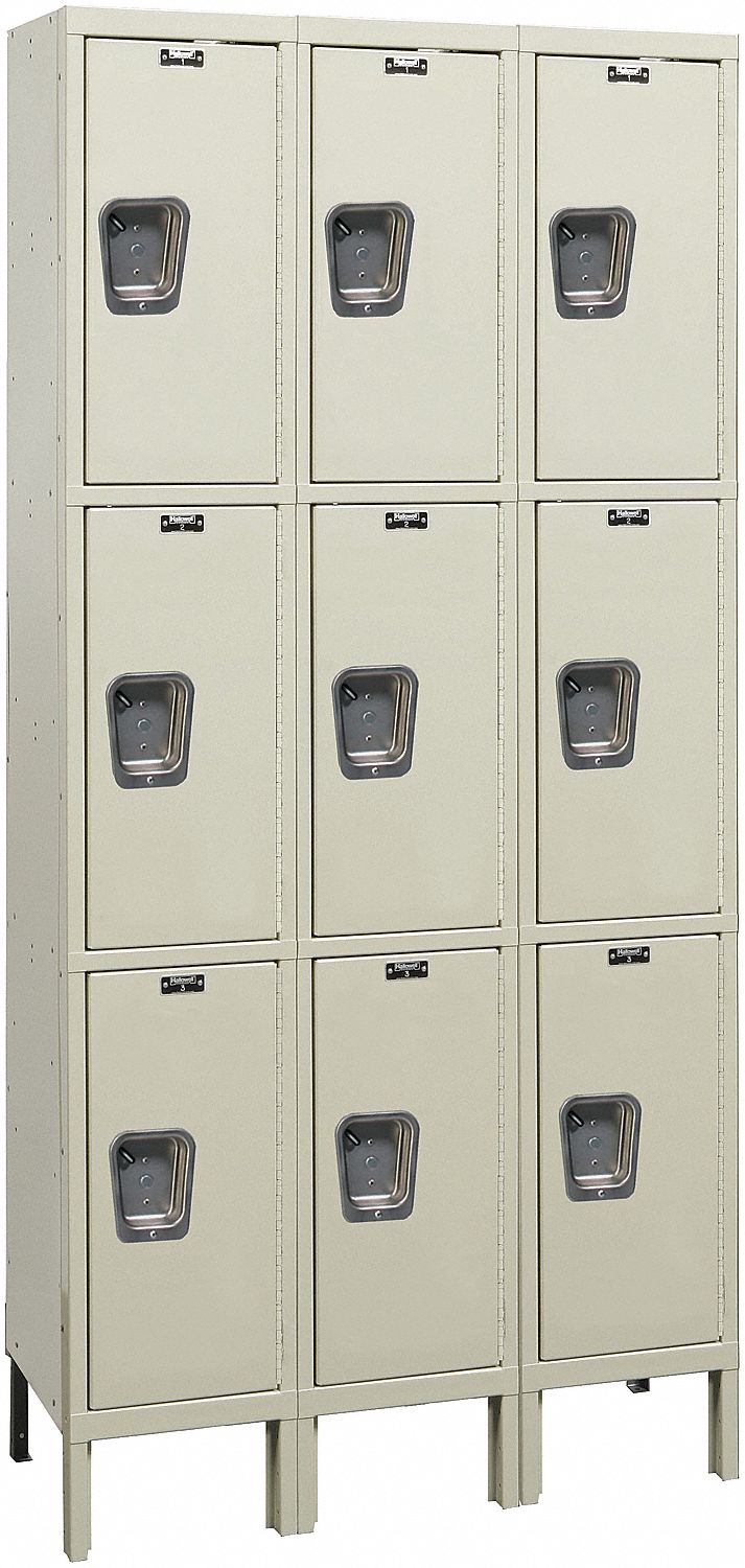 LOCKER QUIET 3-TIER 3-WIDE ASSEM