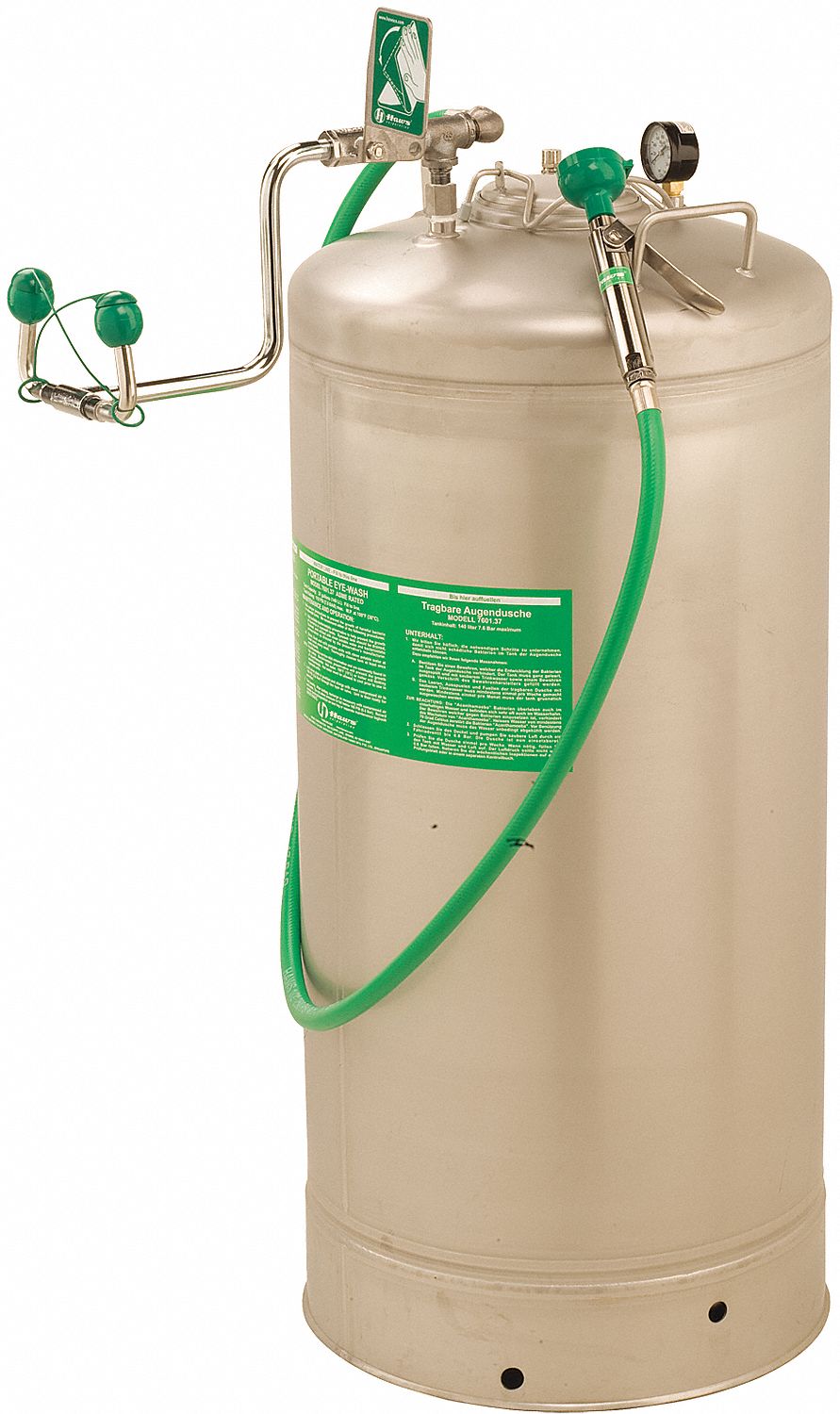 EYEWASH PORTABLE 37 GALLON ASME SS