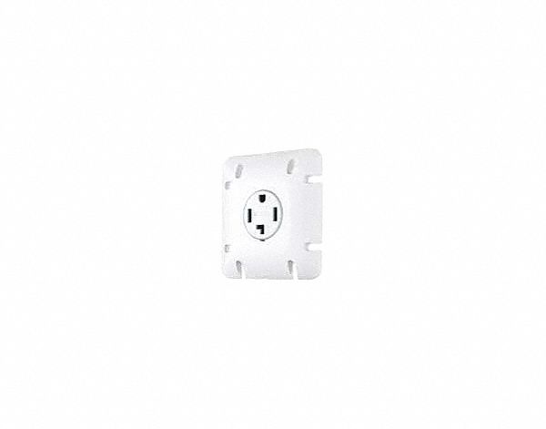 STRAIGHT BLADE RECEPTACLE, 125 V AC, 2 POLES, 60 ° C, SINGLE PHASE, #12 AWG