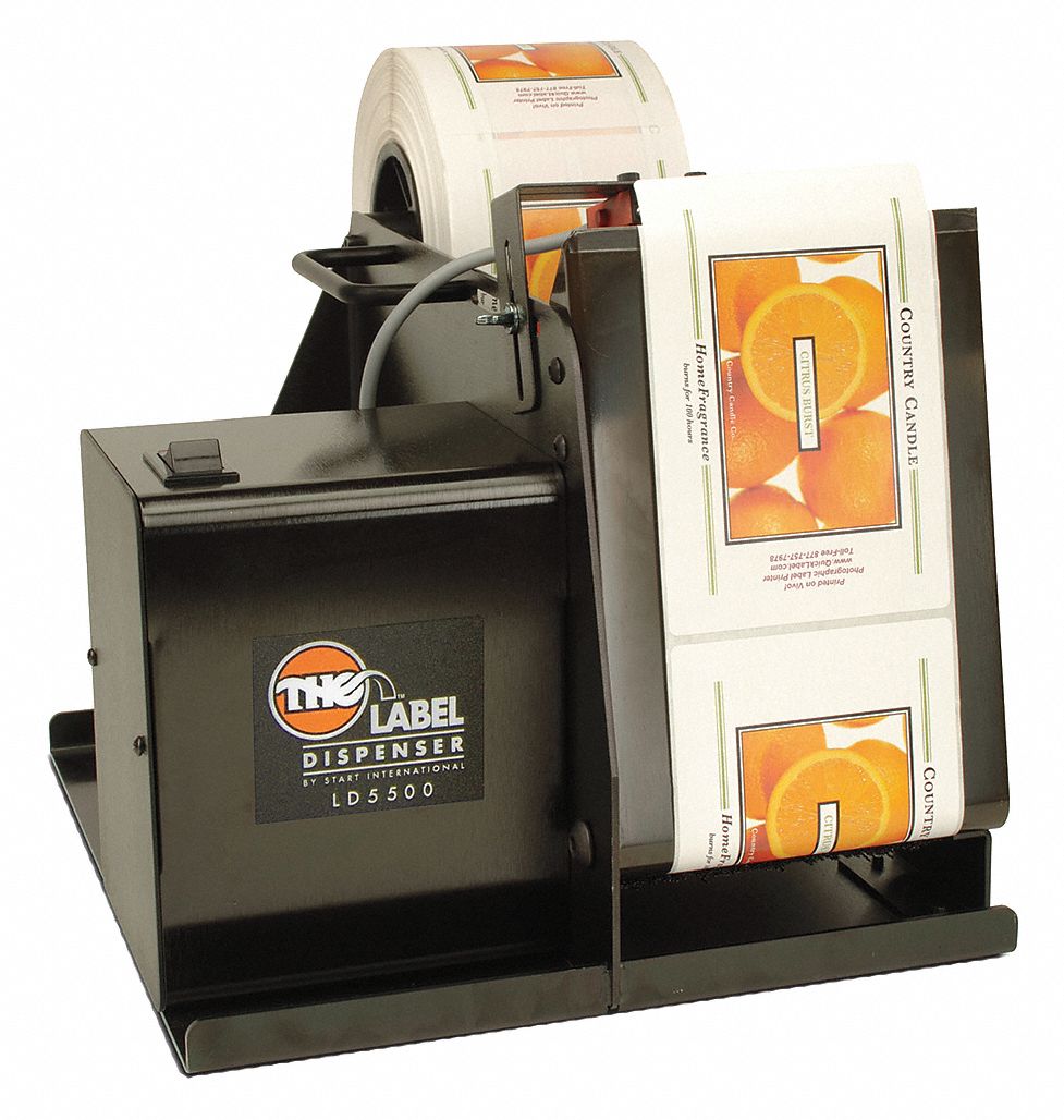 Automatic Label Dispenser, For Max. Label Width 5 in Grainger