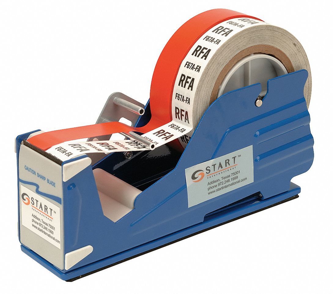 START INTERNATIONAL Tabletop Tape Dispenser, For Maximum Tape Width 2 in, For Tape Core Diameter