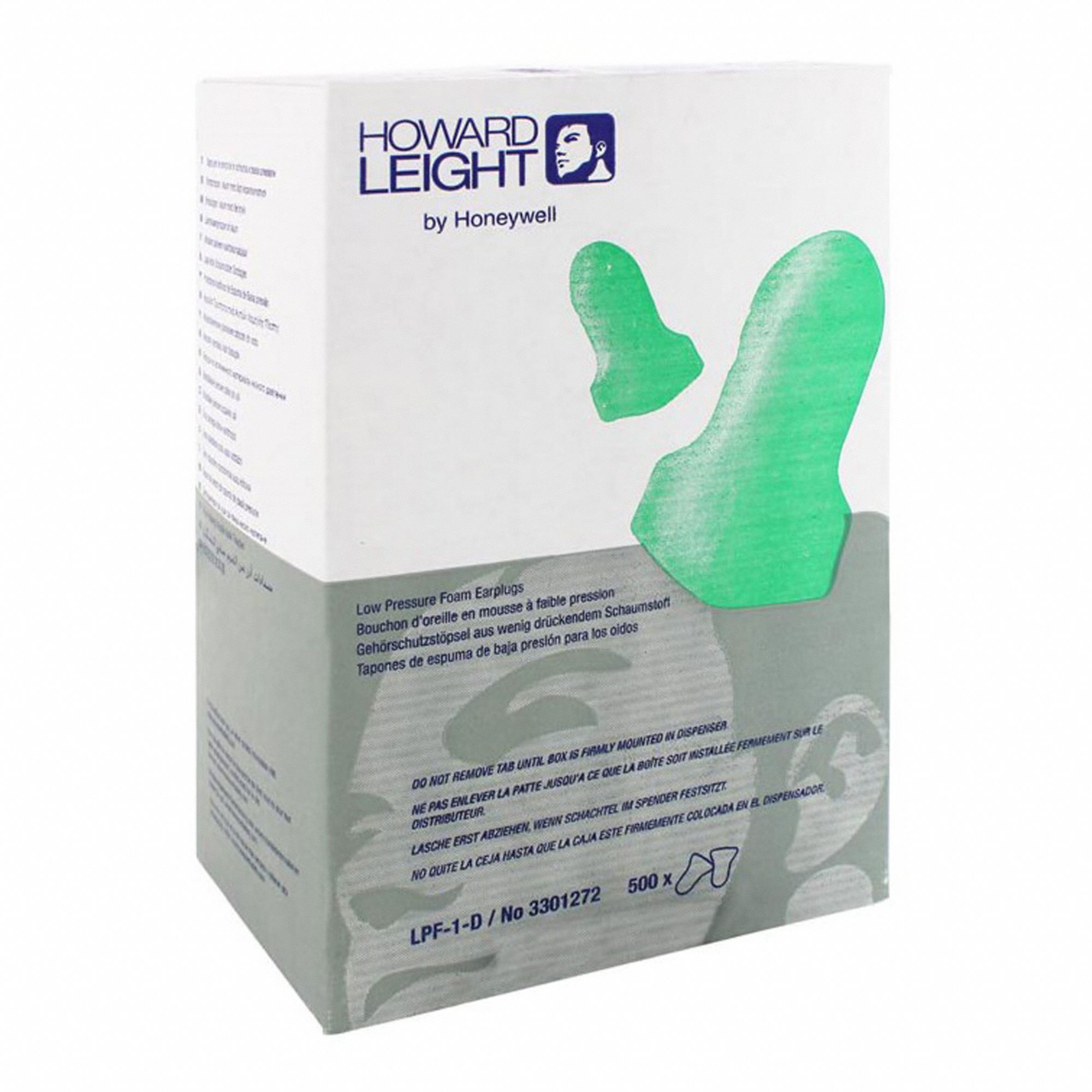 RECHARGE DE DISTRIBUTEUR DE BOUCHONS À OREILLES, MOUSSE, M, PROFILÉ-T, 30 DB, JETABLES, 500 PR