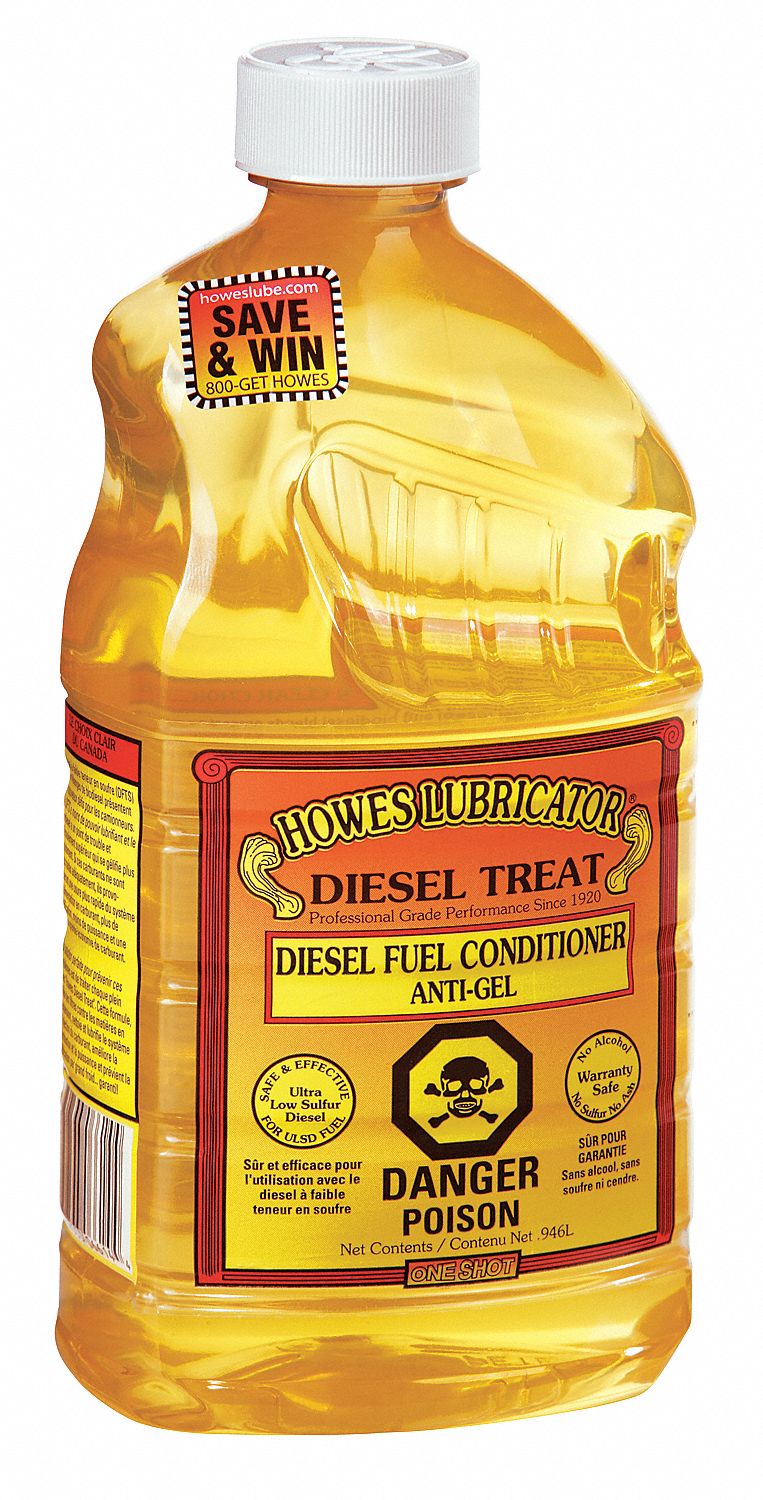 DIESEL FUEL ANTI-GEL, YELLOW, 956 ML BOTTLE, 1.00 SPECIFIC GRAVITY, WEIGHS 1.94 LB