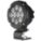 LED WORK LIGHT W AMBER WARNING, SPOT, 9 TO 36 V, ALUMINUM/POLYCARBONATE