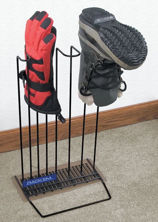 BOOT AND GLOVE DRYER, 18 X 9 X 9 IN, RUGGED STEEL AND FLEXIBLE PLASTIC CONSTRUCTION