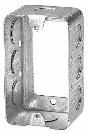 UTILITY BOX EXTENSION, 8 KOS, CSA 5043, 2 3/8 X 4 X 1 7/8 IN, 16.5 CU IN, STEEL