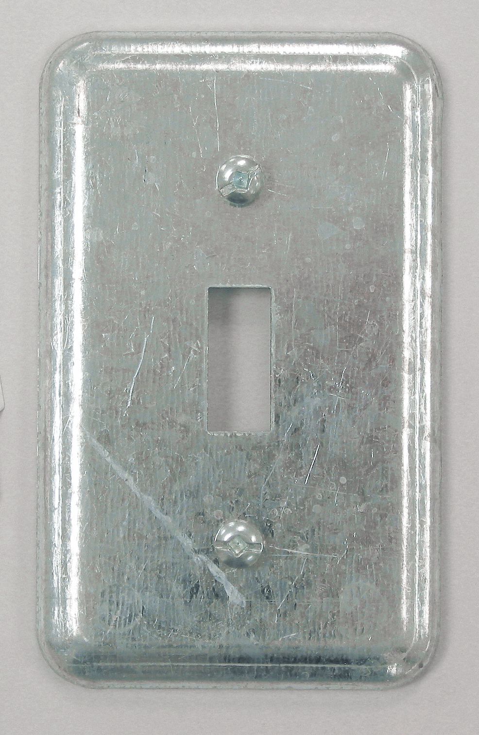 TOGGLE SWITCH COVER SERIES 11, MOUNT SCREW, CSA 5043, 4 X 2 IN, STEEL