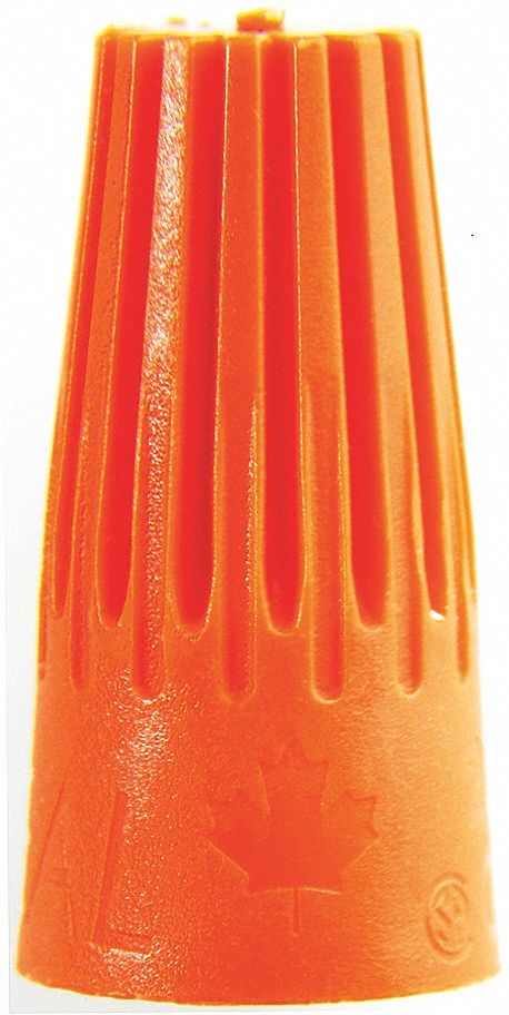 CONNECTOR, C3, CWT, MAX 600 V, 18-14 AWG, ORANGE, 0.5625 X 0.875 IN, PKG 100