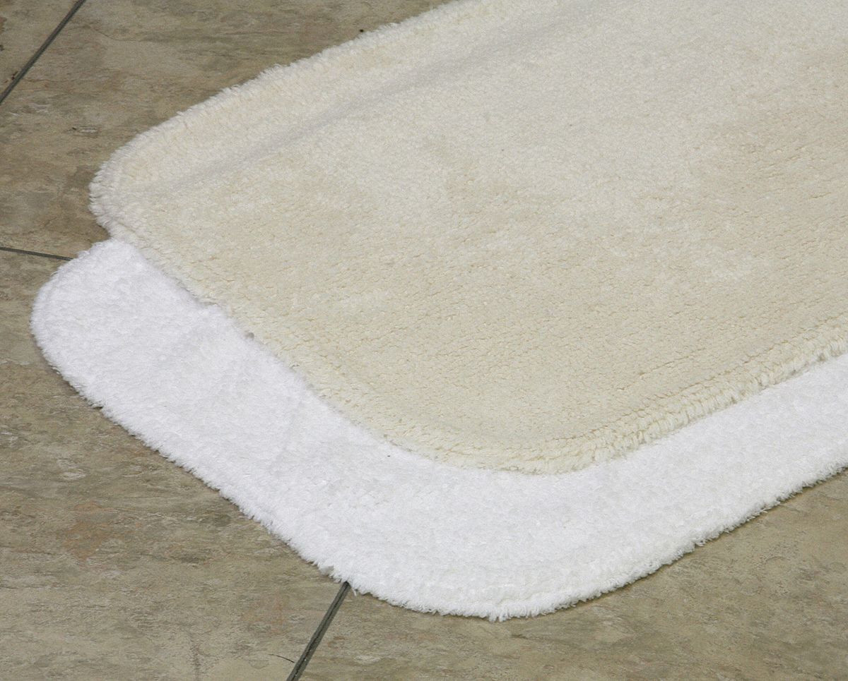 BATH RUG,ESSENCE,24X36,19 OZ.,WHITE