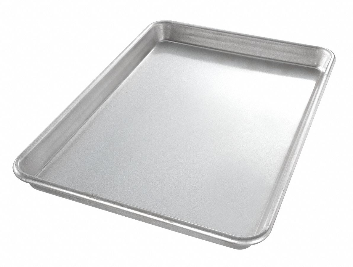 CHICAGO METALLIC Sheet Pans, Medium, 9 15/16 in W x 14 1/4 in L, Glazed ...